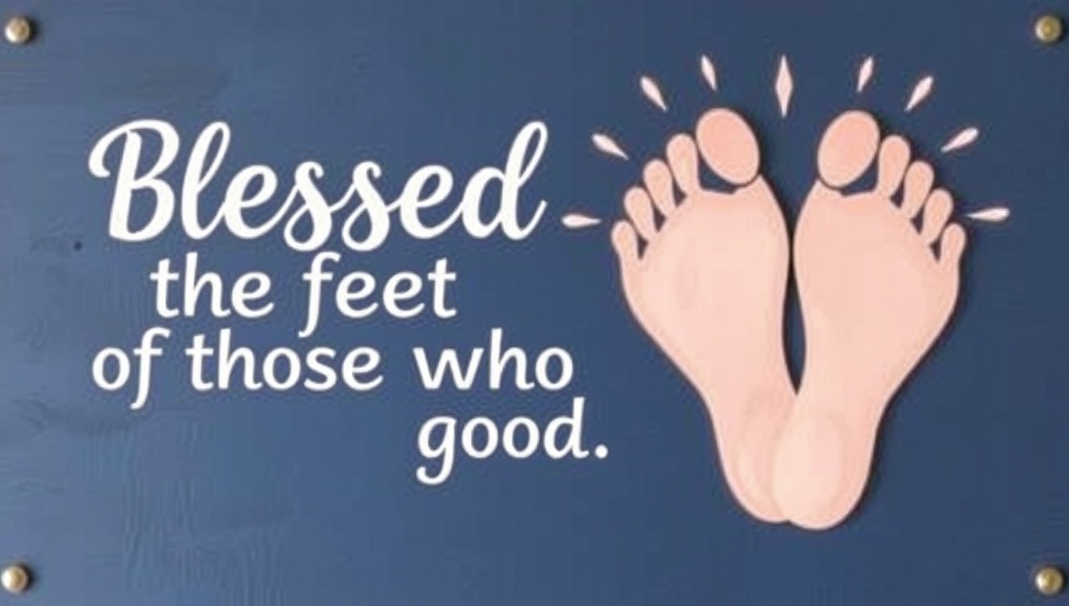 Blessed Are the Feet of Those Who Bring Good News: What This Verse Really Means